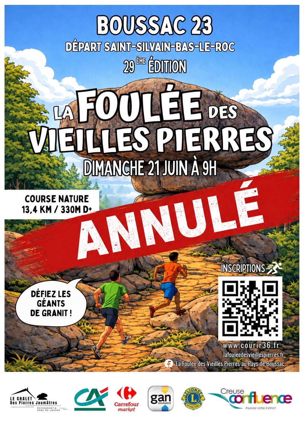 ANNULÉE – La Foulée des Vieilles Pierres