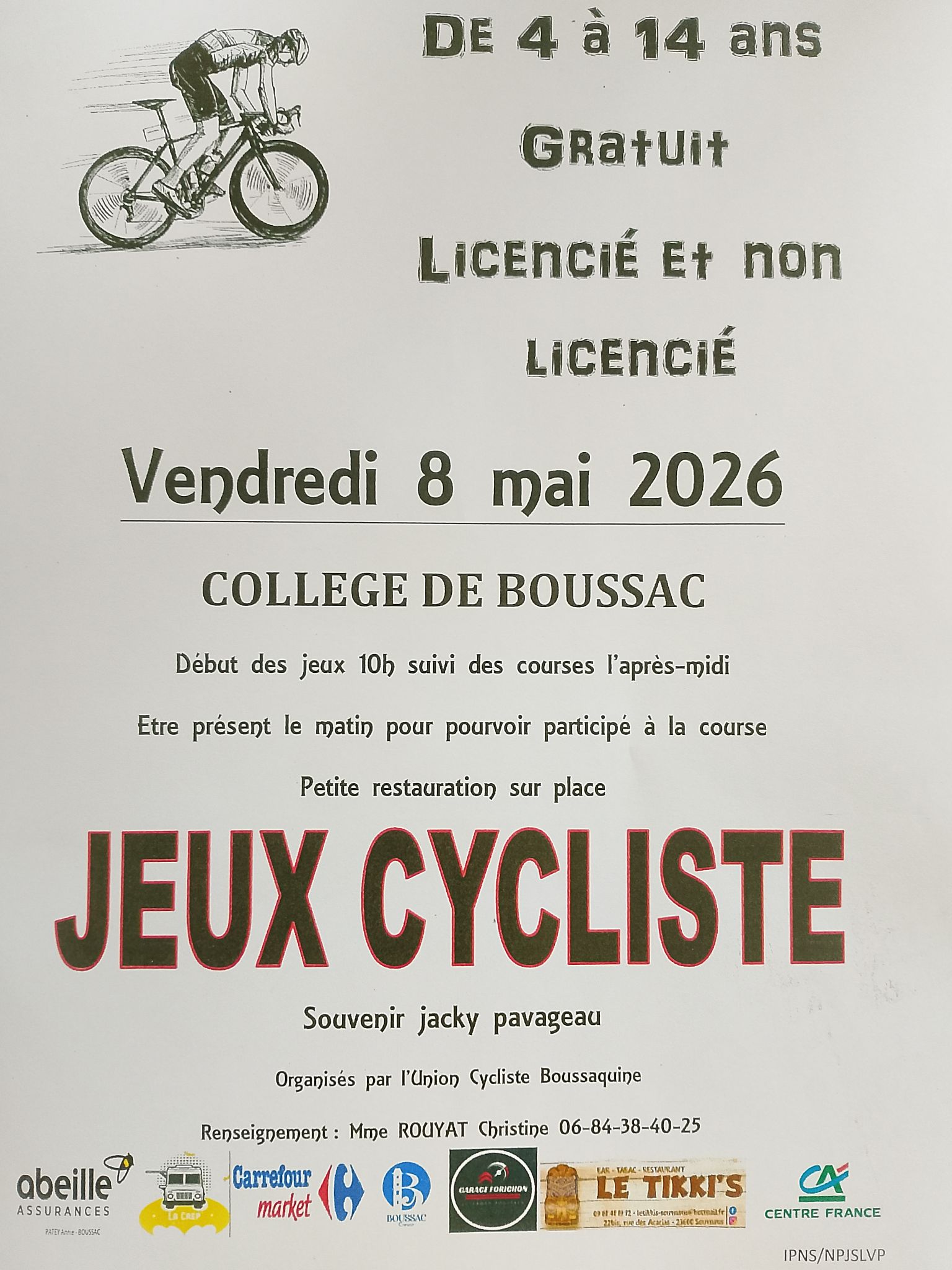 Jeux cycliste