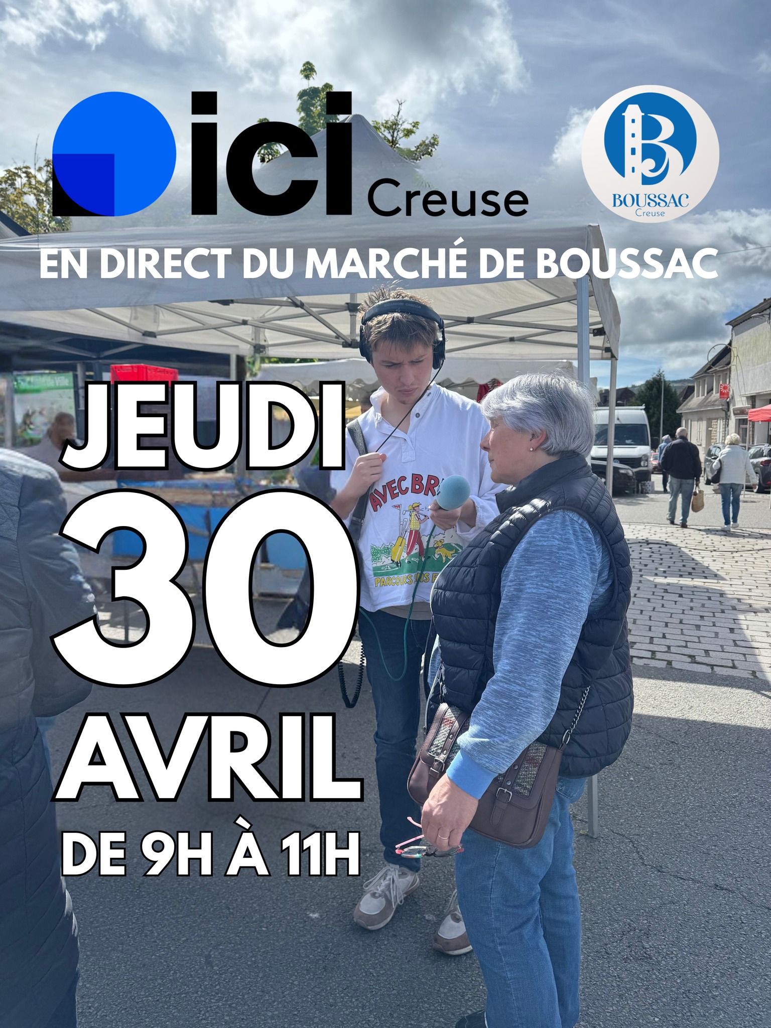 ici Creuse en direct du marché de Boussac